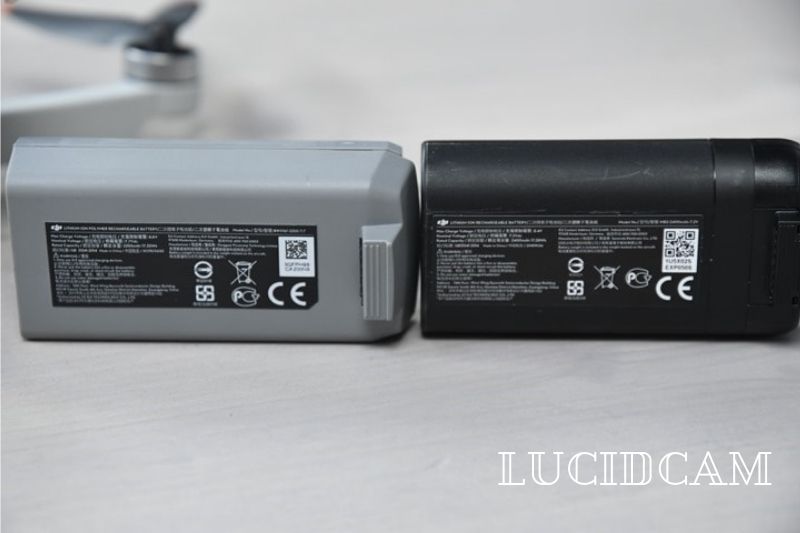 DJI Mini vs Mini 2 battery
