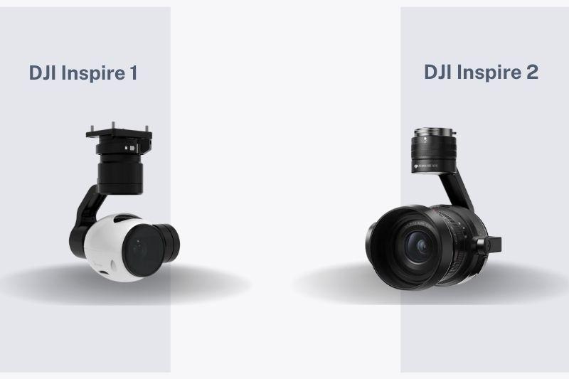 DJI Inspire 1 Vs DJI Inspire 2 camera
