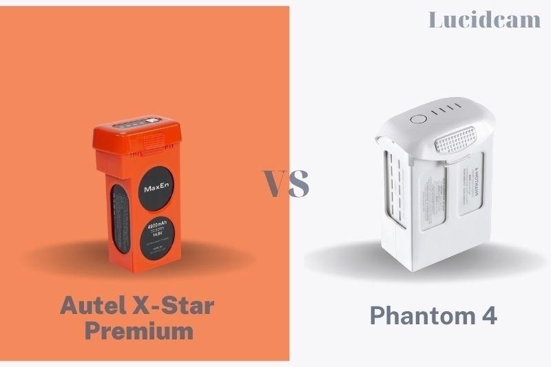 Phantom 4 vs Autel X-Star Premium- Battery