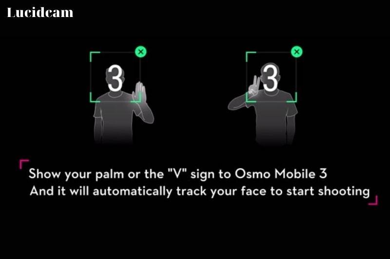How to use dji osmo mobile 3- Gesture Control