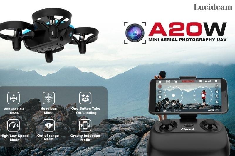 potensic a20w mini drone with Hand Controller 