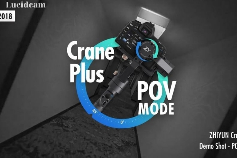 zhiyun crane plus 3-axis handheld gimbal stabilizer- POV Mode