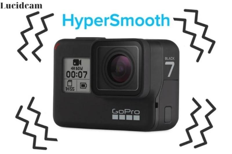 GoPro Hero 7 black -HyperSmooth video stabilization