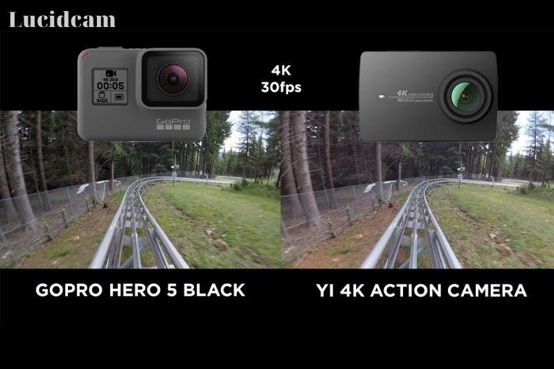 Hero5 Black vs Yi 4K Image Quality
