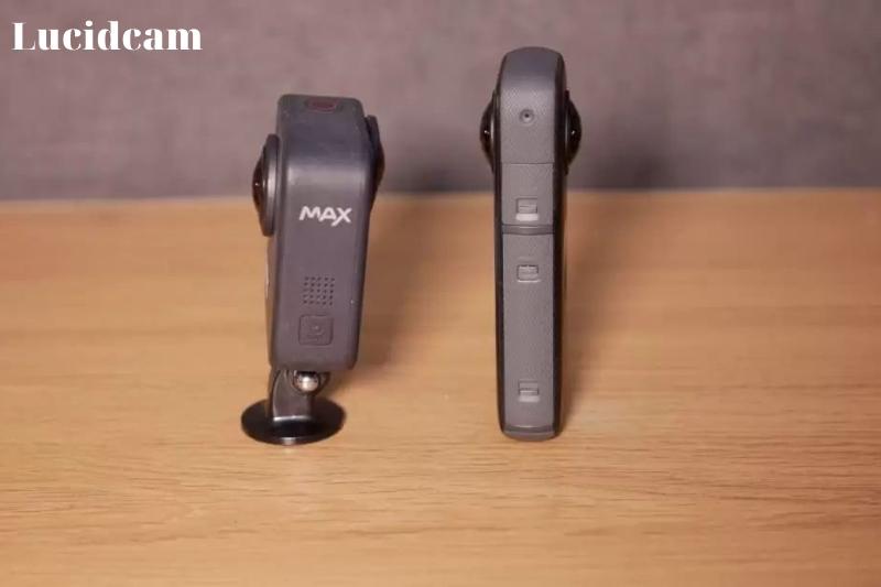 One X2 vs GoPro max - DEsign