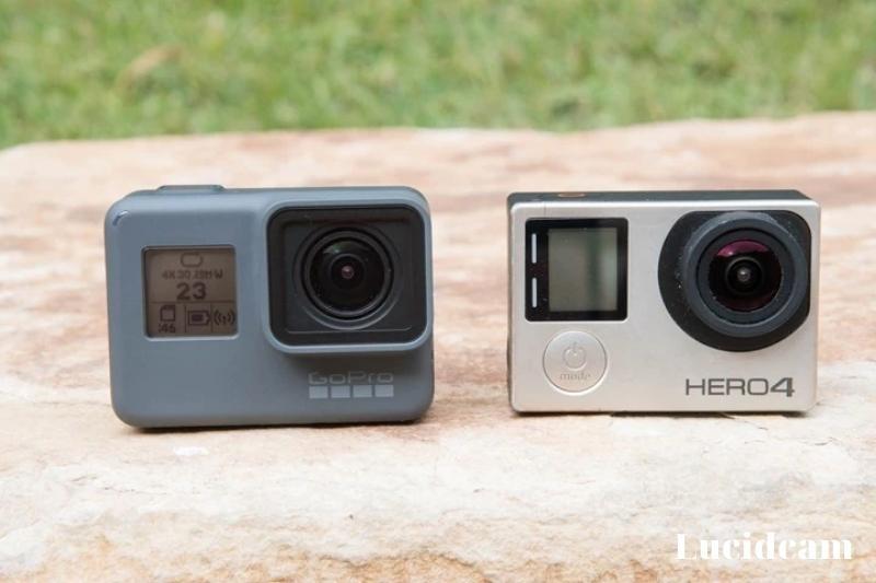 Size and weight of GoPro 4 vs 5