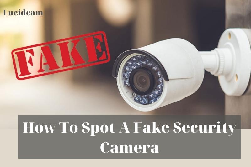 How To Spot A Fake Security Camera 2022: Top Full Guide