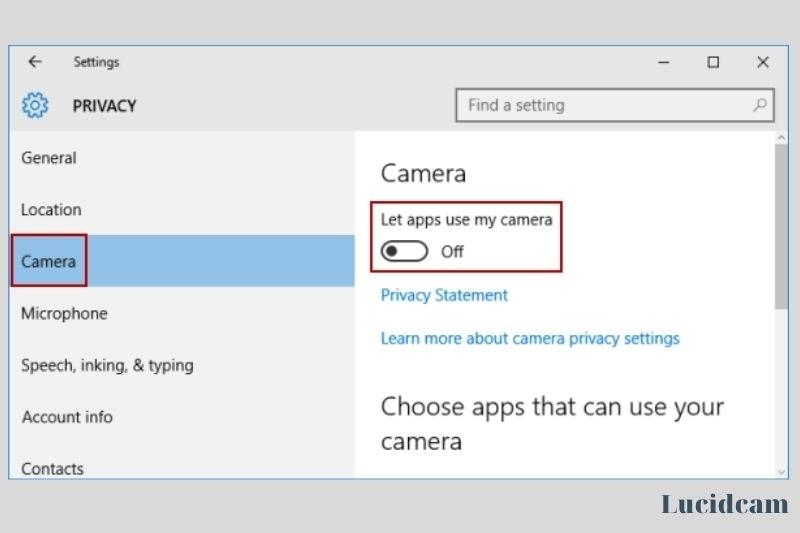 How to Disable The Camera In Windows 10