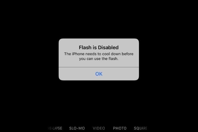 The Flash On The iPhone Camera Does Not Work